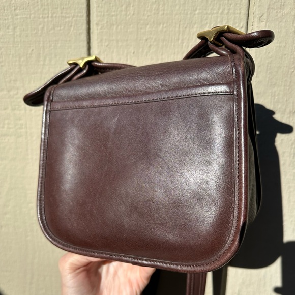 Vintage Coach Bag Legacy Small Flap 9965 Mahogany - Picture 2 of 10